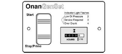 3004937 Onan Deluxe Remote Panel