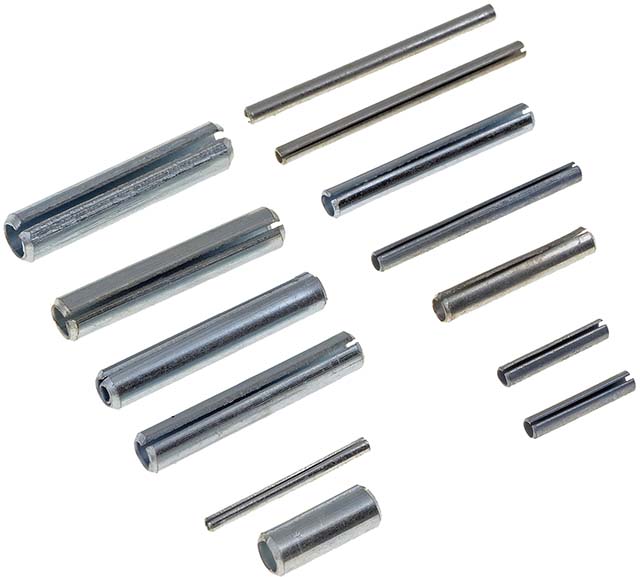 13850 Roll Pins Zinc Clear