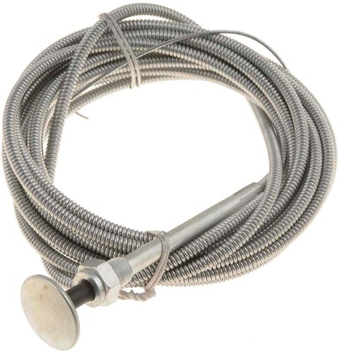 55195 Control Cables With 1 In. Chrome Knob, 12 Ft. Length