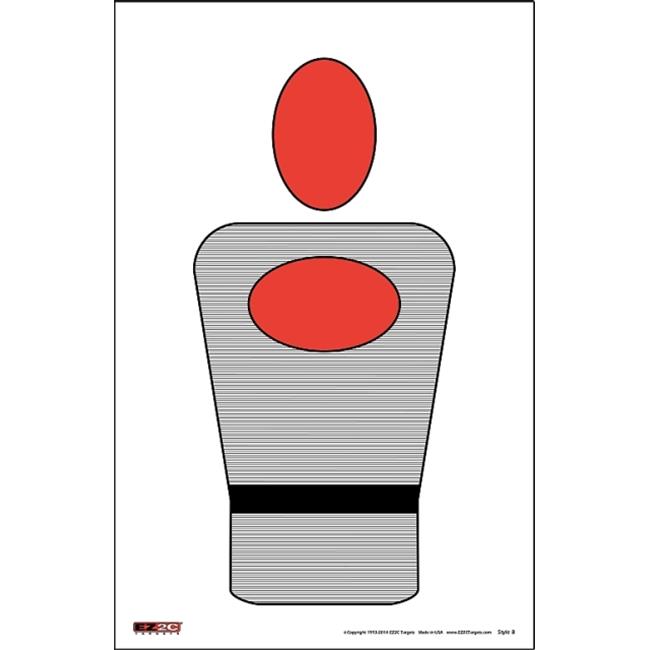 EZ2C Targets EZ2C008 Targets Style 8- Pack - 25