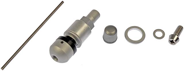 6091481 TPMS Valve Kit - Black - Set of 4 - Corrosion-Resistant Components