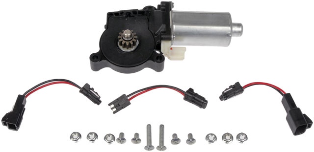 742141 Window Lift Motor - Black - Standard - Includes Mounting Hardware