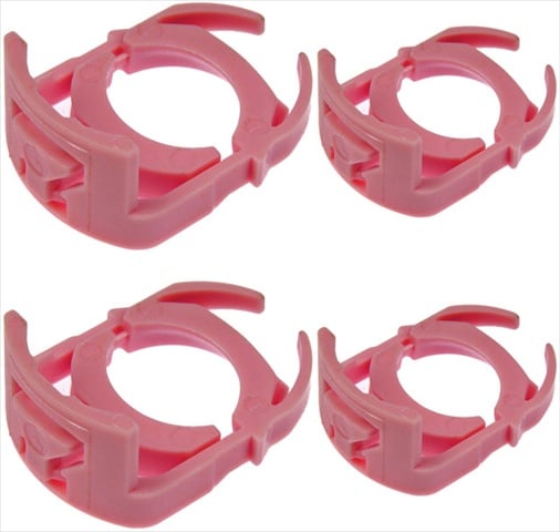 800044 Double Locking Fuel Retaining Clip - Pink - 0.31 & 0.38 in. - Durable Plastic