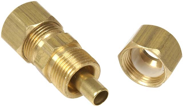 800135 Fuel Line Compression Unions Adapt Nylon To Steel Tubes.
