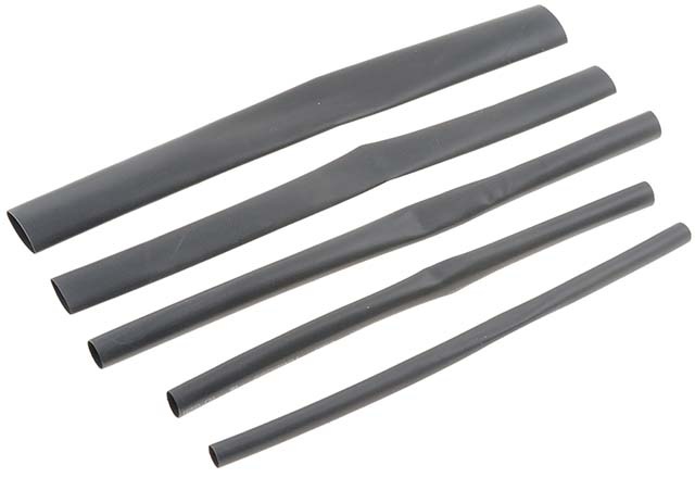 Dorman 85611 Black Assorted Widths Heat Shrink Tubing Polyolefin