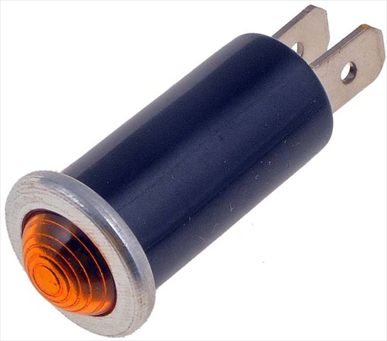 85939 Electrical Switches Indicator Light Round With Bezel Style Amber