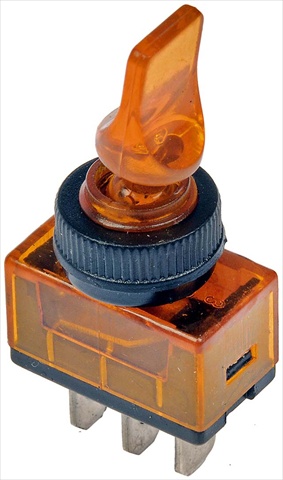 Dorman 85961 Electrical Switches Toggle Duck Bill Glow Amber 20 Amp