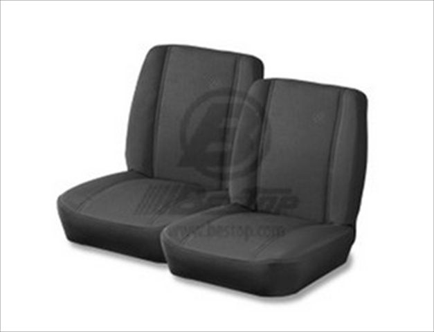 3942901 Trailmax Ii Classic Low Back Single Jeep Seat For Cj & Wrangler, 1976 2006 Black