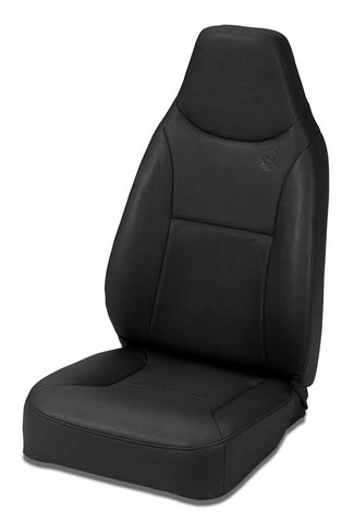 3943601 Trailmax Ii Fixed Single Jeep Seat For Cj & Wrangler, 1976 2006 Black
