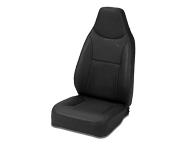 3943615 Trailmax Ii Fixed Single Jeep Seat For Cj & Wrangler, 1976 2006 Black Denim