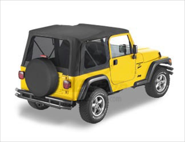 5118015 Replace A Top With Tinted Windows For Wrangler, 1997 2002 Black Denim