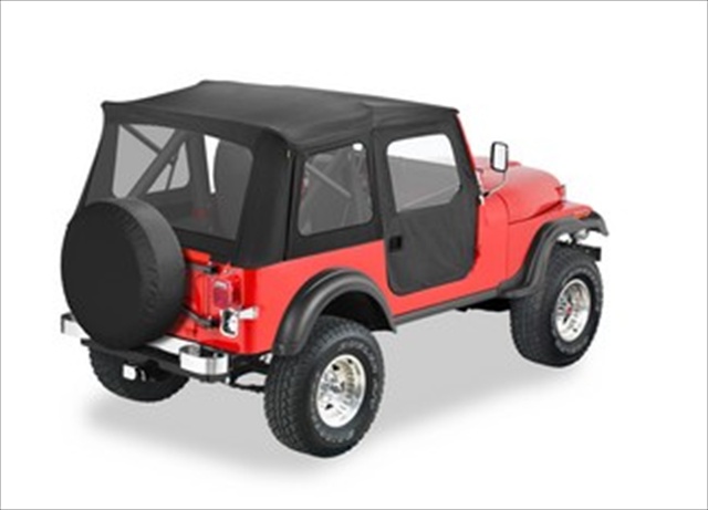 Supertop Classic Squareback Soft Tops For Jeep 1955-1975 CJ5 Clear
