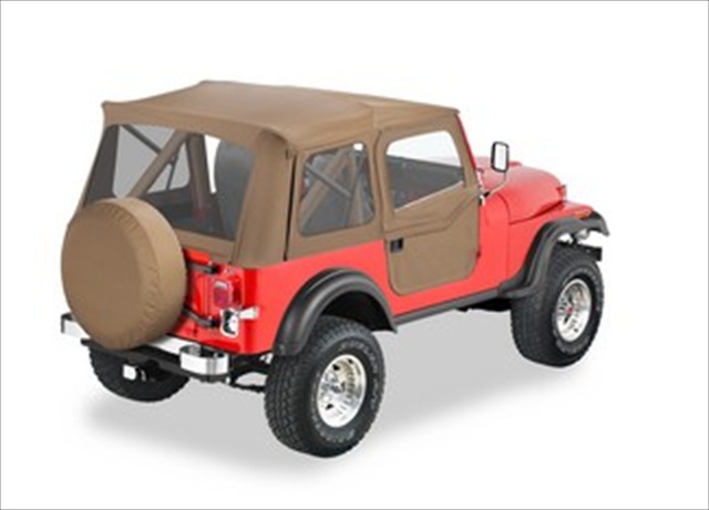 Supertop Classic Squareback Soft Tops For Jeep 1976-1983 CJ5 Clear