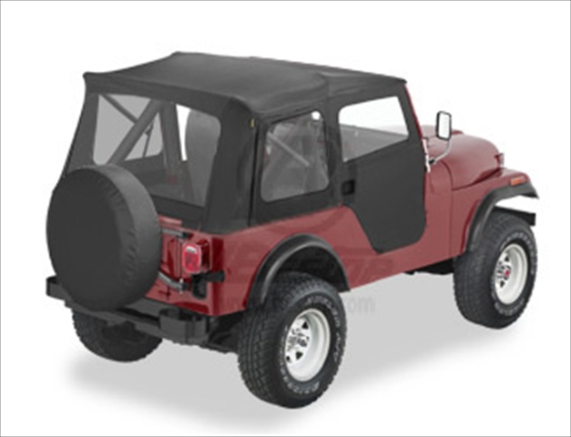 Supertop Classic Squareback Soft Tops For Jeep 1976-1983 CJ5 Clear