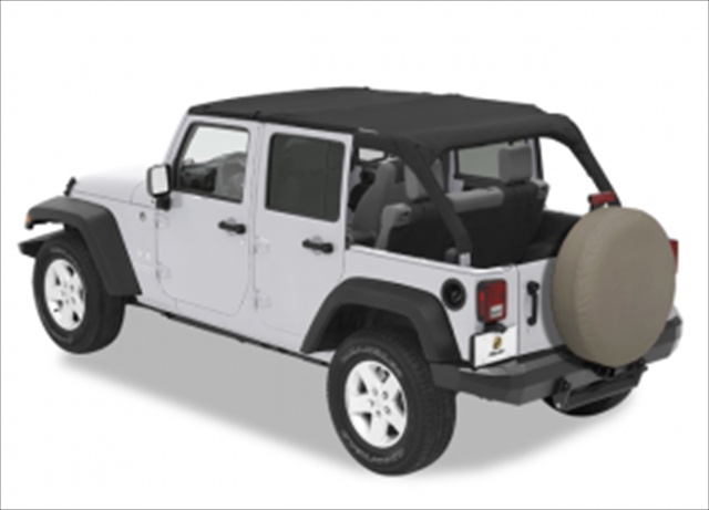 5258435 Header Safari Bikini For Wrangler Unlimited, 2010 14, Black Diamond