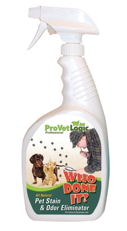 Picture of ProVetLogic V04-12MN Who Done It Trigger Single Pet Stain & Odor Remover Pack 12- 32 Oz. Spray Bottles