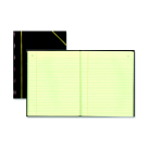 Texhide Heavyweight Ruled Record Book - Black - 300 Pages - Archival Safe