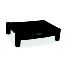 Adjustable Monitor Stand with Drawer - Black - Height Adjustable - Eco-Friendly