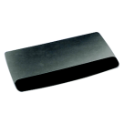 Gel-Filled Adjustable Keyboard Wrist Rest - Black - 19.5 x 10.5 x 1 in - Ergonomic Design
