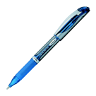 Energel Refillable Gel Pen, Blue Ink & Barrel