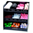 Picture of Vertiflex 1122145 Vertical Condiment Organizer, Black