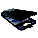Deskmate II Portable Clipboard With Calculator - Black - 10 x 16 in.