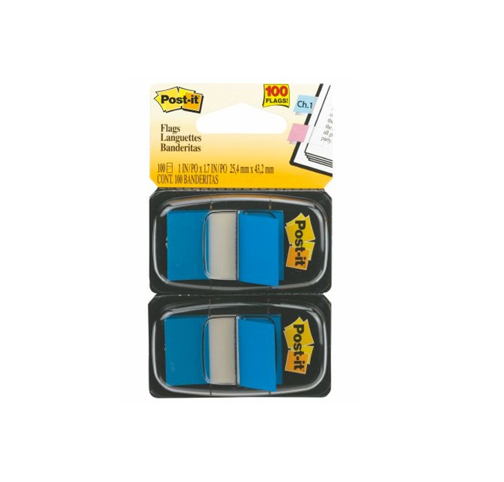 Marking Flag - 1 In., Blue, Pack of  2