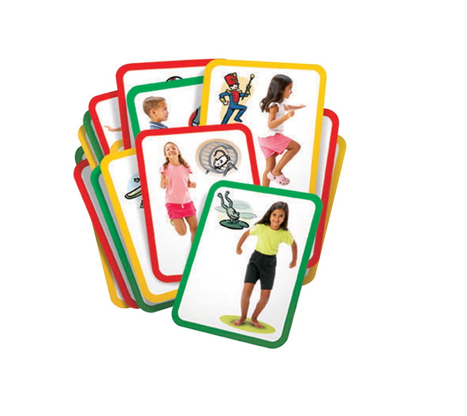 Picture of Roylco Busy Body Gross-Motor Action Cards - Set Of 16