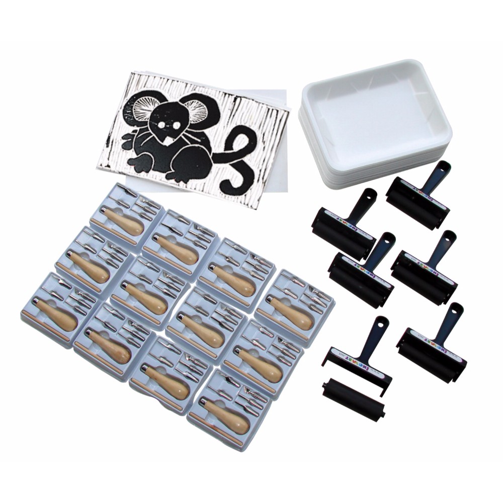 Acid-Free Latex-Free Soft Printmaking Classroom Kit