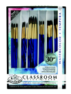 Tax 3- Natural Brushes Classroom Value Pack, Assorted Size, Pack of 30