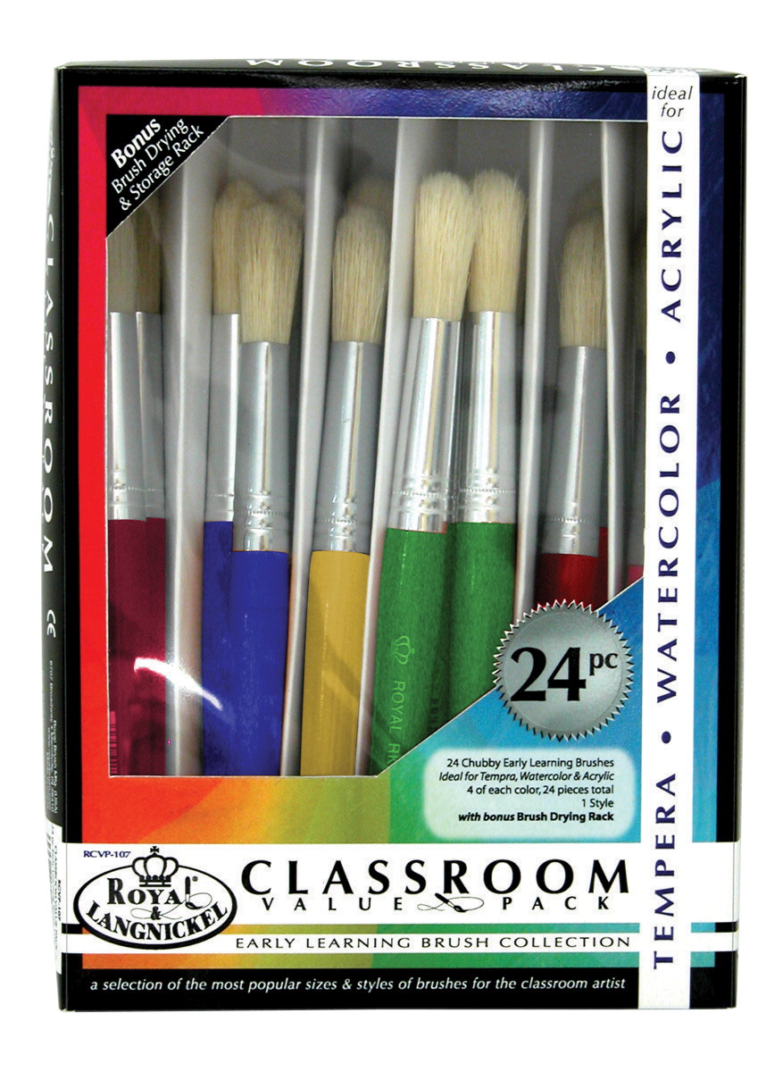 Early Learning Chubby Classroom Value Pack- Assorted Size- Pack of 24