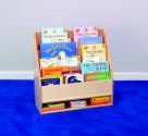 Bird In Hand 1291233 Toddler 3 Shelf Book Display With Dry-Erase Panel