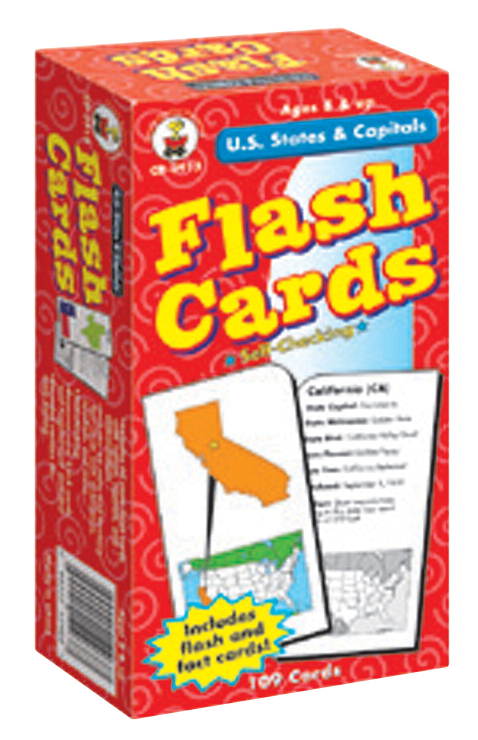 Picture of Carson Dellosa U.S. States And Capitals Flash Cards