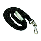 36in. Breakaway Lanyard with Hook - Black - 36 inches - Safety Feature