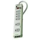 HOME SERIES 6 OUTLET SURGE PROTECTOR - EXTERNAL - 10 OUTPUT CONNECTORS