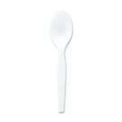Picture of Genuine Joe Polystyrene Spoon Heavy-Medium Weight White&#44; Pack of 100
