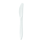 Picture of Genuine Joe Knife Plastic Medium Weight White&#44; Pack of  1000