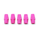 36523 Pencil Cap Eraser - Pink - Pack of 144 - Wedge Shaped Design