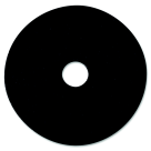 17-Inch Black Stripping Pad - Pack of 5 - Heavy-Duty Floor Maintenance Tool