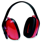 Ear Muffs 3 Positions Adjustable Crown, Red-Black
