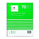 Notebooks Wirebound 1 Subject 10.5 In. X8 In. Wide Ruled 70 Sh