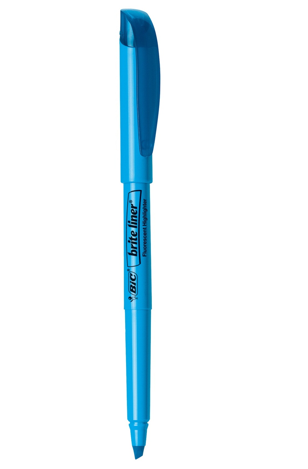 Picture of Bic Brite Liner Non-Toxic Pen Style Highlighter - Blue&#44; Pack 12