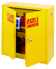 Edsal Flammable Safety Cabinet - 22 Gal, Bright Yellow