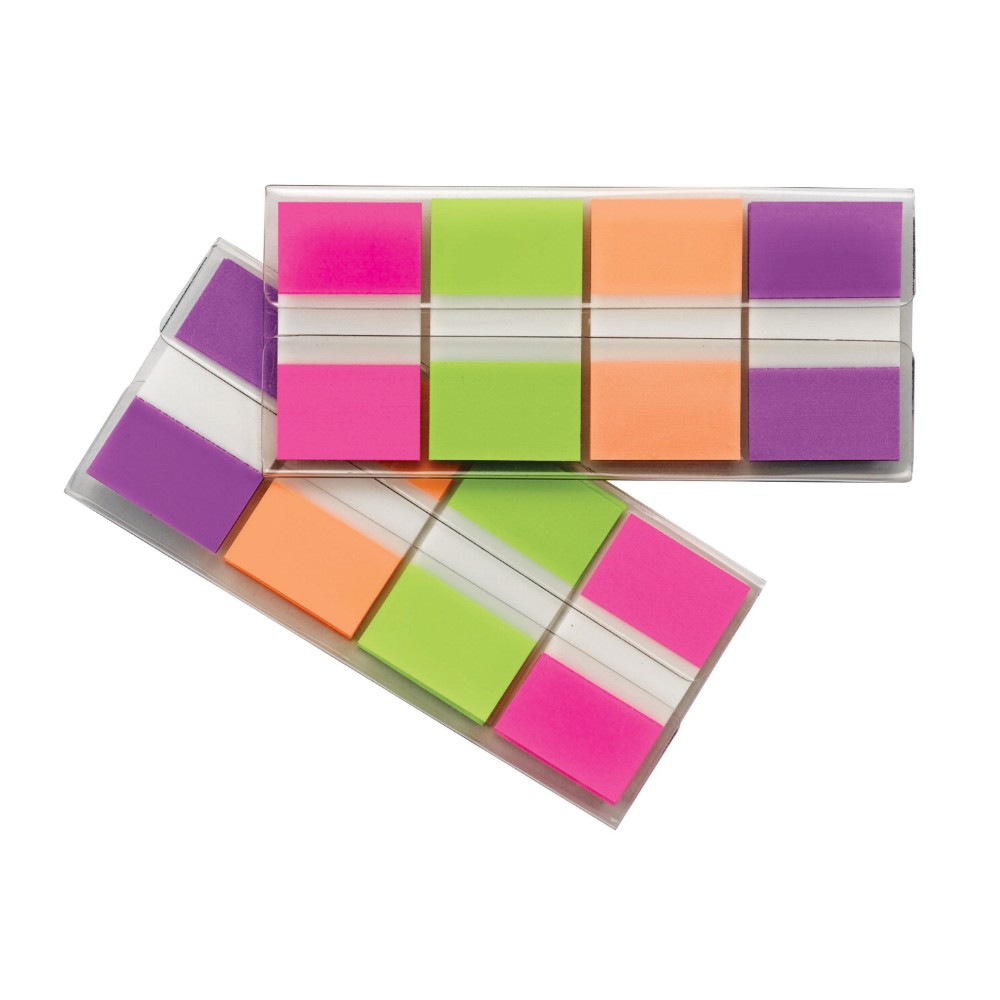 Sticky note Portable Flag- Assorted Bright Colors, Pack 4
