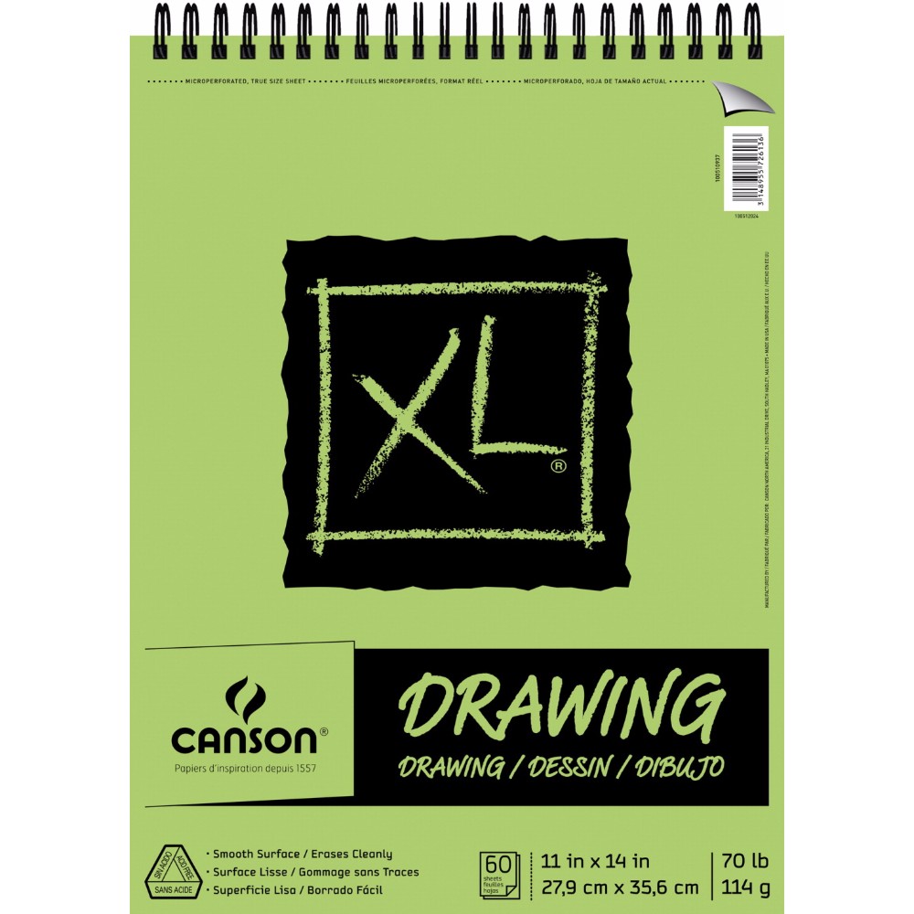 Picture of Canson Xl Top Wire Binding Drawing Pad- 11 x 14 In.