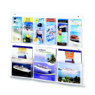 Picture of Safco 9 Pocket Magazine & Pamphlet Display&#44; Clear