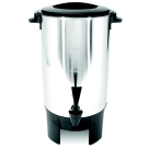 Picture of Coffee Pro Stainless Steel Commercial Percolating Urn & Coffee Maker With Filter Basket&#44; 30 Cup