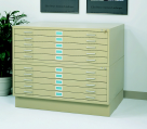 5-Drawer Flat File Cabinet Size Small