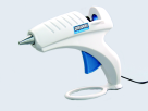 High Temperature Stand Up White Glue Gun With Safety Fuse, 40 W