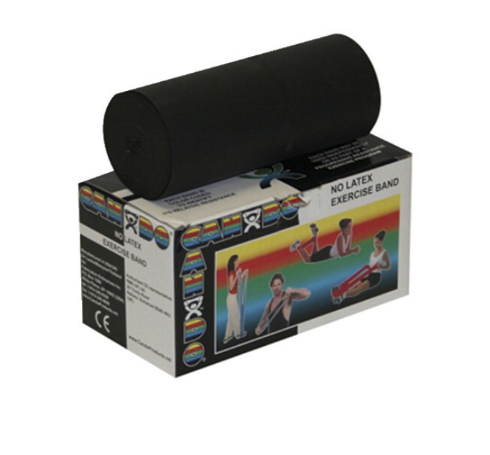 6 Yd. No-Latex X-Heavy Resistance Band, Black